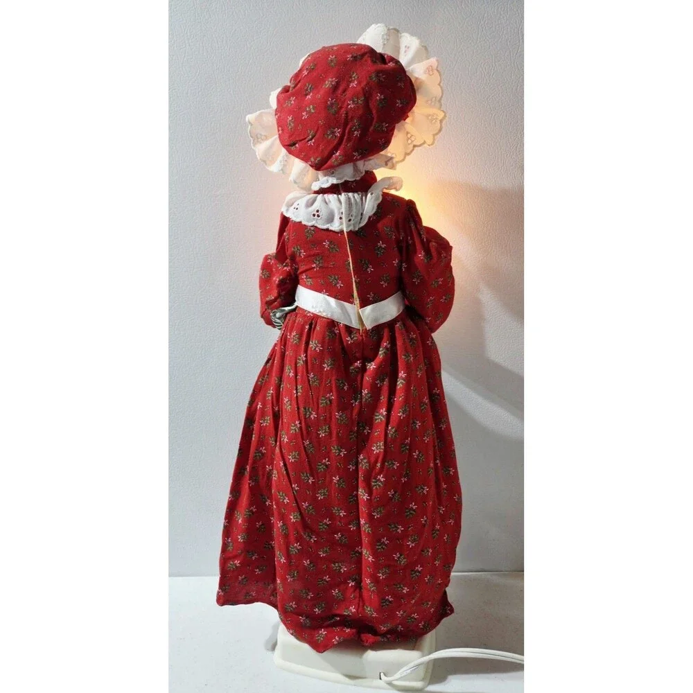 Vintage Telco- Motionette Mrs. Claus **WORKS/READ**